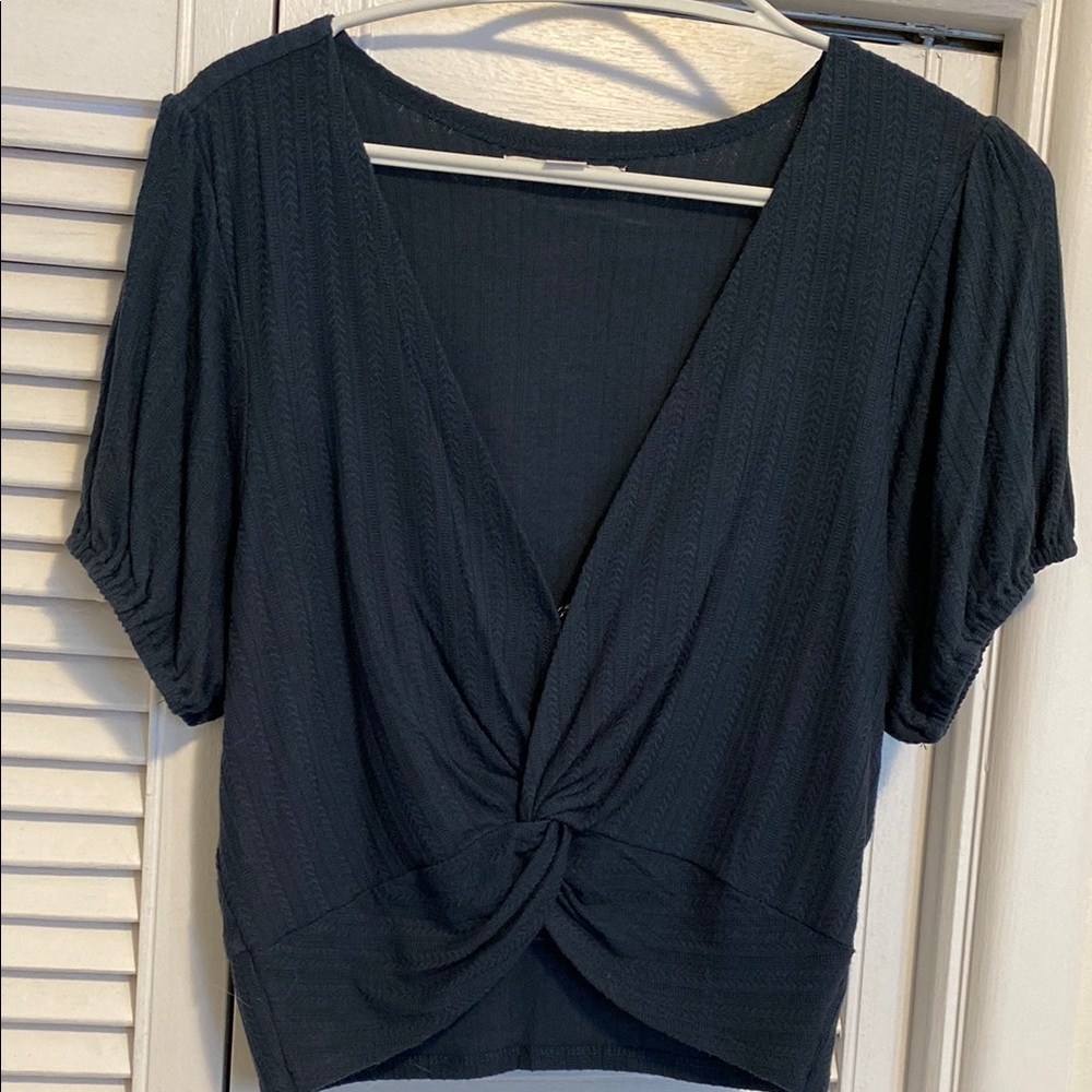 O’Neill Cropped V Neck Top